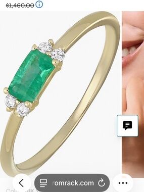 EFFY Emerald Ring size 7.5